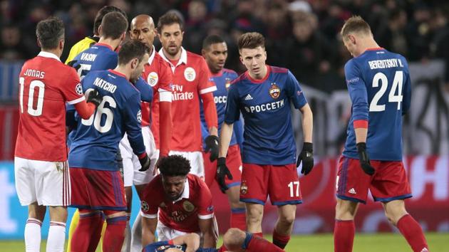 CSKA Moscow were the better side on the day as they defeated Benfica 2-0/ (AP) CSKA Moscow were the better side on the day as they defeated Benfica 2-0/ (AP)