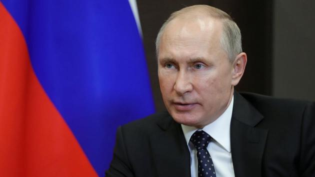 Russian President Vladimir Putin in the Black Sea resort of Sochi, Russia, November 23, 2017. (REUTERS)