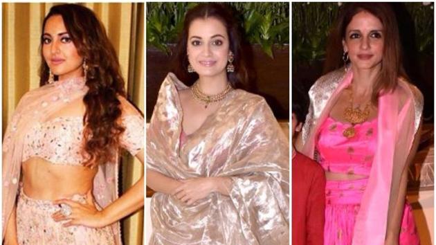 These fashionable celebrities are taking pink from the clutches of sickly sweet stereotypes and into divine and trendy ethnic looks. (Instagram) These fashionable celebrities are taking pink from the clutches of sickly sweet stereotypes and into divine and trendy ethnic looks. (Instagram)