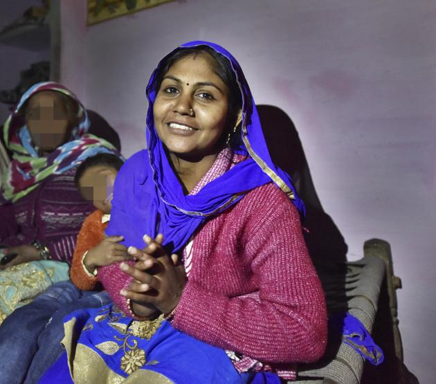 Ashok’s wife Mamta is glad that her husband is back home safe. (Sanjeev Verma/HT FILE PHOTO) Ashok’s wife Mamta is glad that her husband is back home safe. (Sanjeev Verma/HT FILE PHOTO)