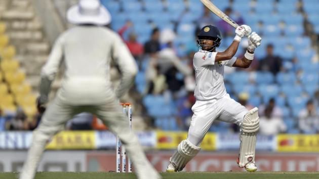 Sri Lanka captain Dinesh Chandimal also scored a fifty to steady their innings. (AP) Sri Lanka captain Dinesh Chandimal also scored a fifty to steady their innings. (AP)