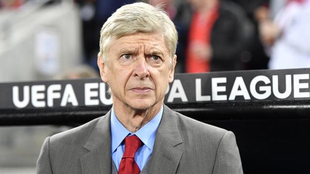 Arsenal manager Arsene Wenger reacts during his team’s Europa League match against FC Cologne.(AP)