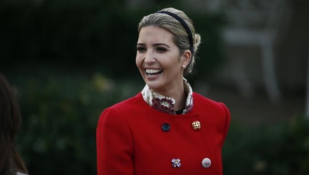 White House senior advisor Ivanka Trump arrives in the Rose Garden at the White House in Washington, US, November 21, 2017. (REUTERS) White House senior advisor Ivanka Trump arrives in the Rose Garden at the White House in Washington, US, November 21, 2017. (REUTERS)