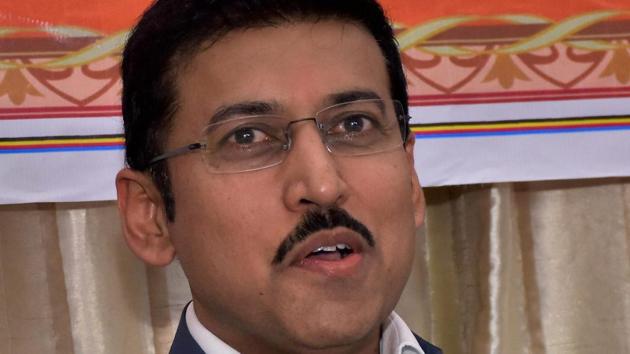 Sports Minister Rajyavardhan Singh Rathore says the Sports Authority of India will be renamed.(PTI)