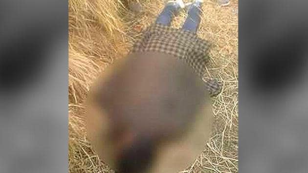 Irfan Dar, a 23-year-old jawan, was found dead in an orchard area in Shopian.(ANI Twitter)