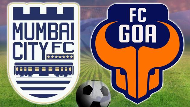 Mumbai City FC beat FC Goa 2-1 in a thrilling game at the Andheri Sports Complex in Mumbai. Catch highlights of Mumbai City FC vs FC Goa here.(HT Photo)