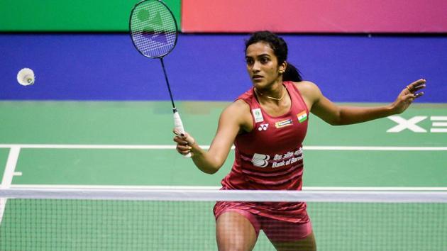 Indian badminton player PV Sindhu beat Ratchanok Intanon in straight games to enter the final of Hong Kong Open badminton tournament on Saturday(AFP)