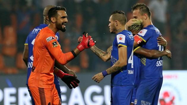Mumbai City FC defeated FC Goa 2-1 in their Indian Super League (ISL) game in Mumbai on Saturday. (ISL)