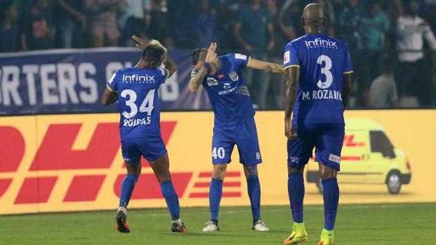Goa’s joy didn’t last long as Thiago Santos struck the winner late in the game. (ISL) Goa’s joy didn’t last long as Thiago Santos struck the winner late in the game. (ISL)