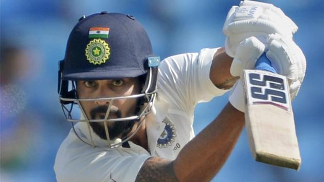 Murali Vijay scored a century on Day 2 of the second India vs Sri Lanka Test in Nagpur on Saturday. (PTI) Murali Vijay scored a century on Day 2 of the second India vs Sri Lanka Test in Nagpur on Saturday. (PTI)