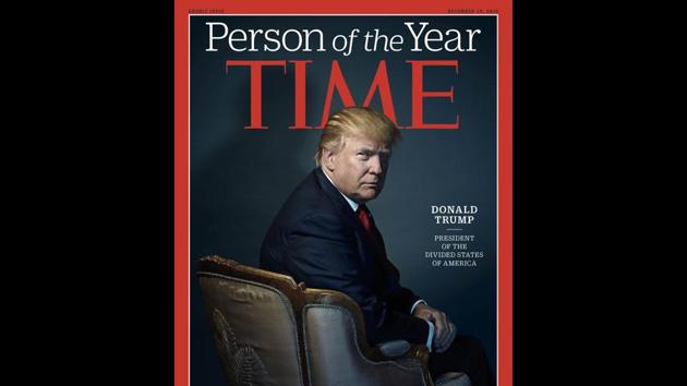 This file photo obtained December 7, 2016 courtesy of TIME shows then US president-elect Donald Trump as Person of the Year cover. US President Donald Trump on Friday, November 24, 2017 said he turned down being named Time's "Person of the Year" . (AFP File Photo) This file photo obtained December 7, 2016 courtesy of TIME shows then US president-elect Donald Trump as Person of the Year cover. US President Donald Trump on Friday, November 24, 2017 said he turned down being named Time's "Person of the Year" . (AFP File Photo)