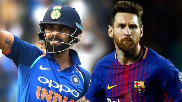 Recently, Virat Kohli surpassed FC Barcelona star Lionel Messi in the list of most valuable brands among athletes -- according to Forbes.(HT Photo)