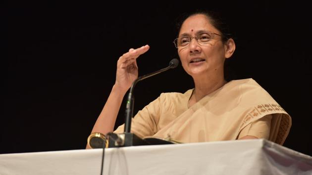 Sunandaji’s discourse on Chapter V of the Bhagavad Gita, has been scheduled in Pune from November 27 to 30, at the Nehru Memorial Hall, Camp. (HT PHOTO) Sunandaji’s discourse on Chapter V of the Bhagavad Gita, has been scheduled in Pune from November 27 to 30, at the Nehru Memorial Hall, Camp. (HT PHOTO)