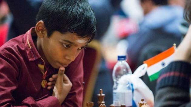 Rameshbabu Praggnanandhaa missed out on a chance to become the youngest Grandmaster after finishing fourth in the World Junior U-20 chess championship.(Chess.com/Facebook)