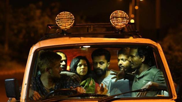 A still from Sanal Kumar Sasidharan directed S Durga. A still from Sanal Kumar Sasidharan directed S Durga.