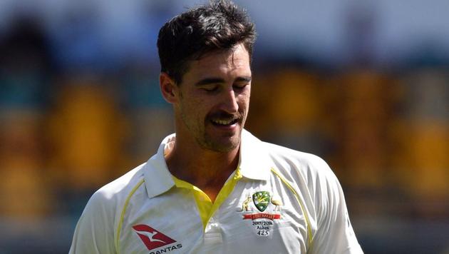 Mitchell Starc’s 3/51 helped Australia skittle out England for 195 in their second innings of the first Ashes Test in Brisbane. (AFP) Mitchell Starc’s 3/51 helped Australia skittle out England for 195 in their second innings of the first Ashes Test in Brisbane. (AFP)