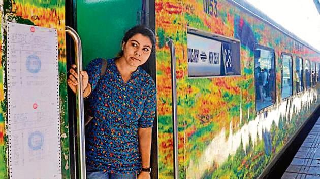 Currently, the Shatabdi Express covers the distance in about three hours and 30 minutes, travelling at a maximum speed of 110 kmh. (HT File) Currently, the Shatabdi Express covers the distance in about three hours and 30 minutes, travelling at a maximum speed of 110 kmh. (HT File)