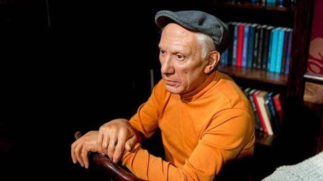 Pablo Picasso’s wax figure at Madame Tussauds NY wax museum. (Shutterstock) Pablo Picasso’s wax figure at Madame Tussauds NY wax museum. (Shutterstock)