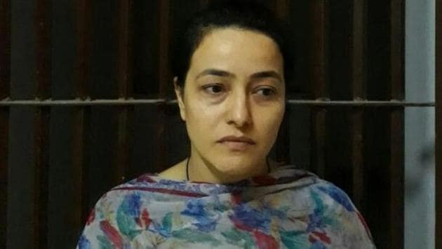 Honeypreet went into hiding for 38 days before her arrest on October 4 from the Zirakpur-Patiala highway. (HT File) Honeypreet went into hiding for 38 days before her arrest on October 4 from the Zirakpur-Patiala highway. (HT File)