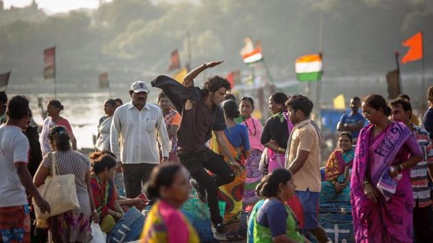 Ishaan Khatter in a still from the film. Ishaan Khatter in a still from the film.