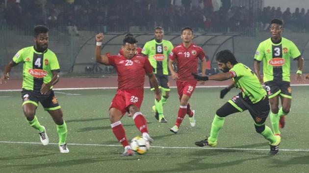 Shillong Lajong rode on a 78th minute strike from Alen Deory to beat Gokulam Kerala FC in their opening I-League game of the season. (Photo: Shillong Lajong FC) Shillong Lajong rode on a 78th minute strike from Alen Deory to beat Gokulam Kerala FC in their opening I-League game of the season. (Photo: Shillong Lajong FC)
