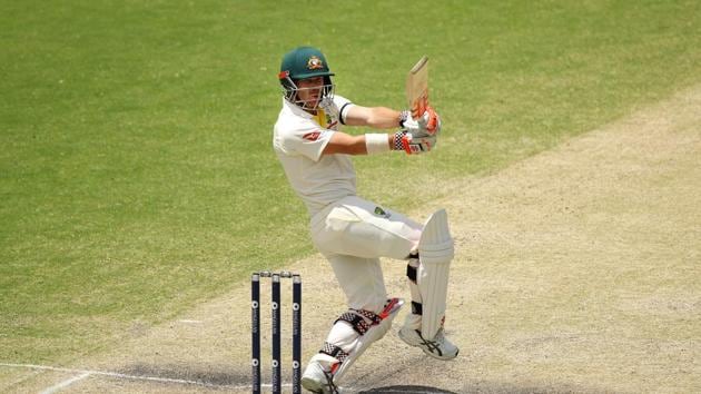 David Warner slammed an unbeaten 87 and he shared a magnificent 173-run stand with Cameron Bancroft. (Getty Images)