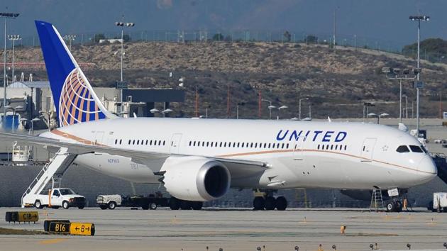 This file photo taken on January 17, 2013 shows a grounded United Airlines Boeing 787 Dreamliner sitting on the tarmac at Los Angeles International Airport.(AFP) This file photo taken on January 17, 2013 shows a grounded United Airlines Boeing 787 Dreamliner sitting on the tarmac at Los Angeles International Airport.(AFP)
