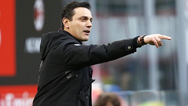 AC Milan have confirmed the departure of Vincenzo Montella as manager. Gennaro Gattuso will take his place. (AP) AC Milan have confirmed the departure of Vincenzo Montella as manager. Gennaro Gattuso will take his place. (AP)