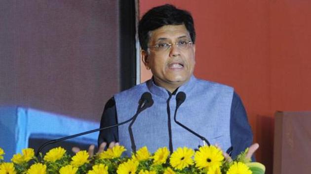 Piyush Goyal was rushed to a private hospital after he complained of severe stomach pain.(HT File Photo)