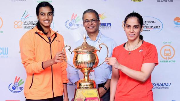 Saina Nehwal and PV Sindhu’s teams will go head-to-head in the Premier Badminton League opener in Guwahati on December 23.(PTI) Saina Nehwal and PV Sindhu’s teams will go head-to-head in the Premier Badminton League opener in Guwahati on December 23.(PTI)