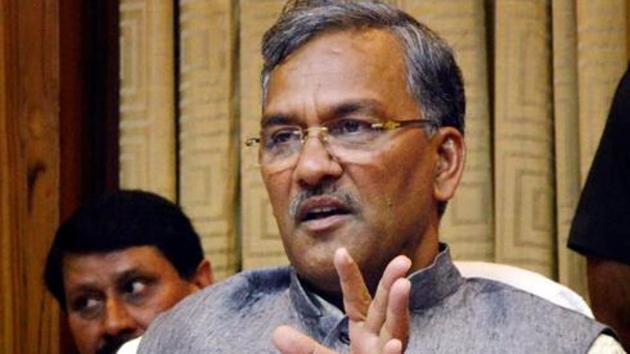 Chief minister Trivendra Singh Rawat unveiled the ‘Kotdwar ecotourism circuit development and operation of safari vehicles project’ on Monday. (PTI) Chief minister Trivendra Singh Rawat unveiled the ‘Kotdwar ecotourism circuit development and operation of safari vehicles project’ on Monday. (PTI)
