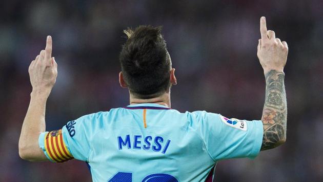 Lionel Messi-led FC Barcelona’s defensive solidity has kept them as one of the three unbeaten teams in domestic as well as UEFA Champions League alongside Neymar’s Paris Saint Germain (PSG) and former Barcelona manager Pep Guardiola’s Manchester City.(Getty Images) Lionel Messi-led FC Barcelona’s defensive solidity has kept them as one of the three unbeaten teams in domestic as well as UEFA Champions League alongside Neymar’s Paris Saint Germain (PSG) and former Barcelona manager Pep Guardiola’s Manchester City.(Getty Images)