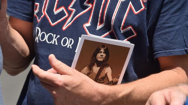 Photos: AC/DC guitarist Malcolm Young remembered at his funeral in ...
