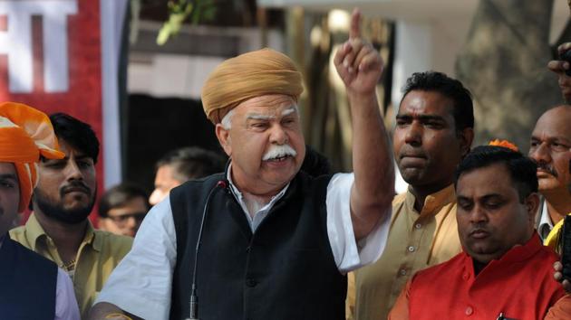 Padmavati has been facing the wrath of various Rajput groups and political leaders, who have accused Bhansali of distorting history. (Parveen Kumar/HT Photo) Padmavati has been facing the wrath of various Rajput groups and political leaders, who have accused Bhansali of distorting history. (Parveen Kumar/HT Photo)