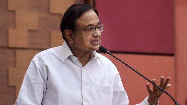 Senior Congress leader P Chidambaram interacts with the media in Ahmedabad. (PTI File Photo) Senior Congress leader P Chidambaram interacts with the media in Ahmedabad. (PTI File Photo)