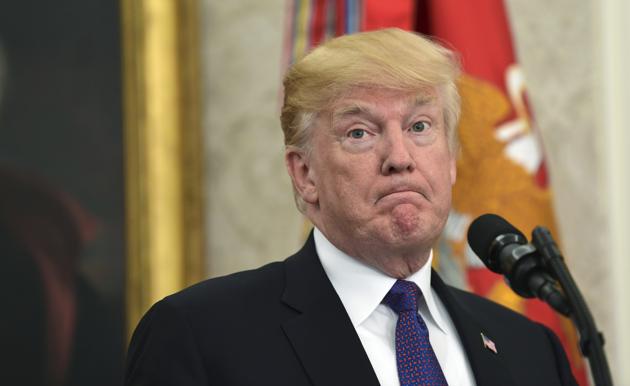 US President Donald Trump in the Oval Office of the White House on November 27, 2017. (AP) US President Donald Trump in the Oval Office of the White House on November 27, 2017. (AP)