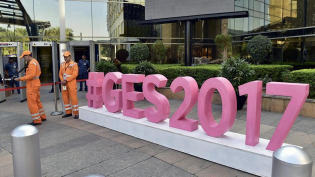 NDRF personnel at the venue of the Global Entrepreneurship Summit 2017 in Hyderabad. (PTI Photo) NDRF personnel at the venue of the Global Entrepreneurship Summit 2017 in Hyderabad. (PTI Photo)