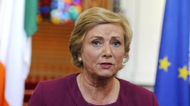 Deputy Prime Minister of Ireland (Tanaiste) Frances Fitzgerald in Dublin.(Reuters) Deputy Prime Minister of Ireland (Tanaiste) Frances Fitzgerald in Dublin.(Reuters)