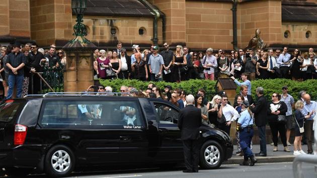 Photos: AC/DC guitarist Malcolm Young remembered at his funeral in ...