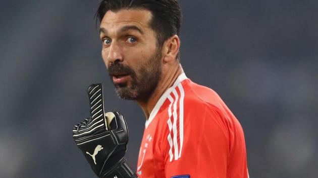 Italy national football team and Juventus legend Gianluigi Buffon had said after the team failed to qualify for the FIFA World Cup 2018 in Russia that he is ending his 175-cap career.(Getty Images) Italy national football team and Juventus legend Gianluigi Buffon had said after the team failed to qualify for the FIFA World Cup 2018 in Russia that he is ending his 175-cap career.(Getty Images)
