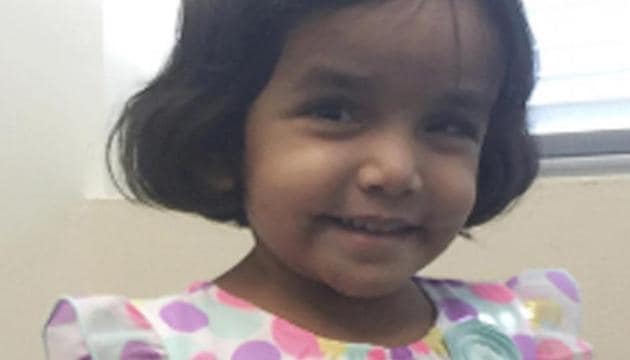 Sherin Mathews was adopted by Indian-American couple Sini Ann Mathews and Wesley Mathews.(AP File Photo) Sherin Mathews was adopted by Indian-American couple Sini Ann Mathews and Wesley Mathews.(AP File Photo)