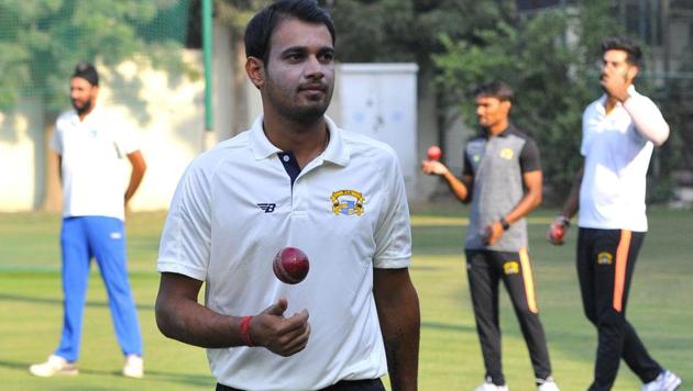 Punjab cricket player Siddharth Kaul has received an India call-up.(HT Photo)