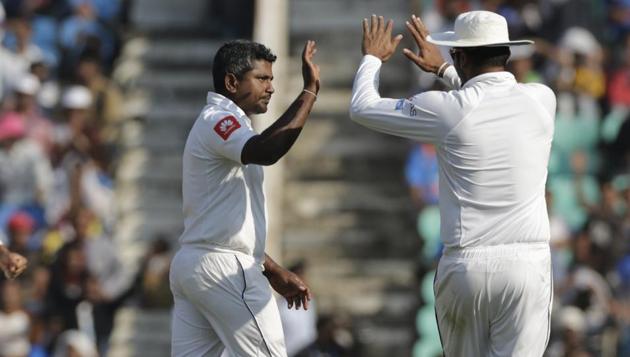 Rangana Herath’s performance in the current India vs Sri Lanka series has been forgettable.(AP)