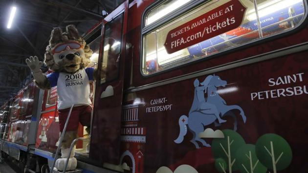 Zabivaka, the name of the mascot, is Russian for “the one who scores”. (REUTERS) Zabivaka, the name of the mascot, is Russian for “the one who scores”. (REUTERS)