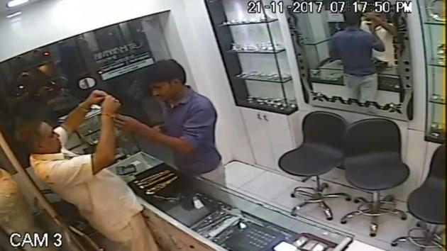 The CCTV footage of the incident.(HT)