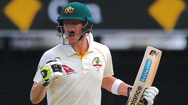 Steve Smith’s hundred in the opening Ashes 2017-18 Test against England in Brisbane was vital in Australia securing a 10-wicket win. (REUTERS) Steve Smith’s hundred in the opening Ashes 2017-18 Test against England in Brisbane was vital in Australia securing a 10-wicket win. (REUTERS)