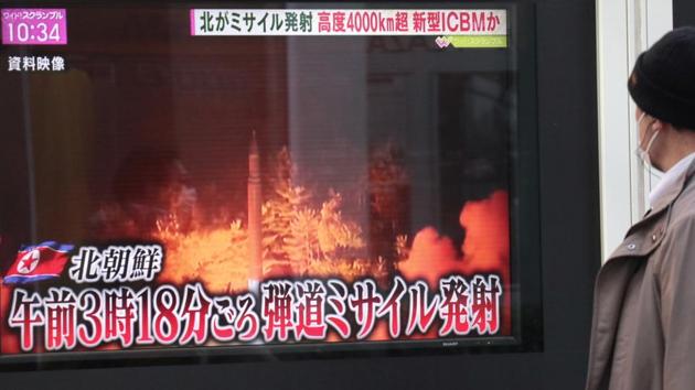 A woman looks at a TV screen broadcasting news of North Korea's missile launch, in Tokyo, Wednesday, Nov. 29, 2017. After 2 ½ months of relative peace, North Korea launched its most powerful weapon yet early Wednesday, a presumed intercontinental ballistic missile that could put Washington and the entire eastern US seaboard within range.(AP Photo) A woman looks at a TV screen broadcasting news of North Korea's missile launch, in Tokyo, Wednesday, Nov. 29, 2017. After 2 ½ months of relative peace, North Korea launched its most powerful weapon yet early Wednesday, a presumed intercontinental ballistic missile that could put Washington and the entire eastern US seaboard within range.(AP Photo)