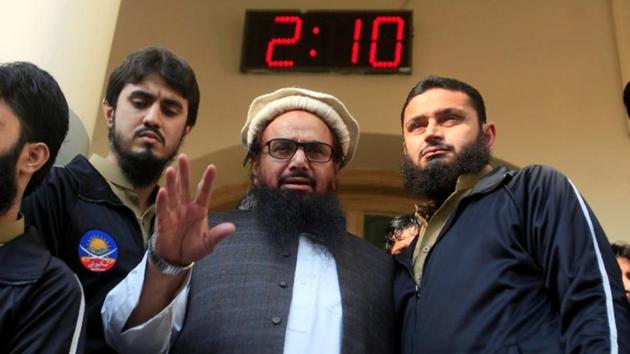Mumbai terror attacks mastermind Hafiz Saeed speaks to supporters after attending Friday Prayers in Lahore on November 24. (Reuters Photo) Mumbai terror attacks mastermind Hafiz Saeed speaks to supporters after attending Friday Prayers in Lahore on November 24. (Reuters Photo)