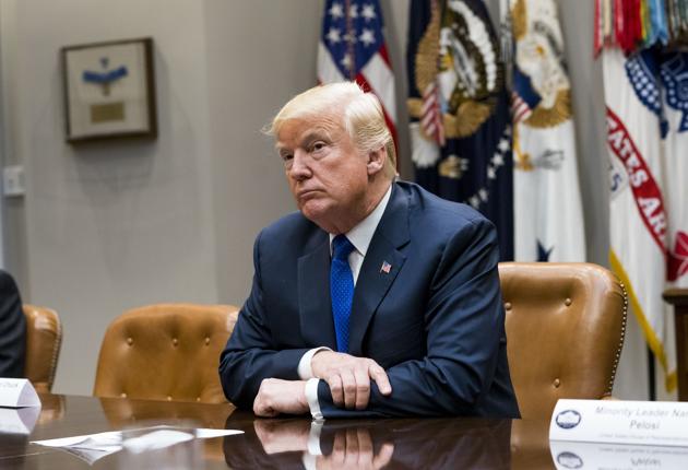 US President Donald Trump at the White House on November 28, 2017. (NYT) US President Donald Trump at the White House on November 28, 2017. (NYT)