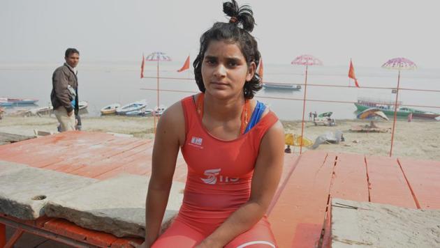 Wrestler Freedom Yadav poses on the opening day of a wrestling championship at the popular Assi ghat in Varanasi on November 28, 2017. For first time, women competitors were allowed in the annual contest organised by the Akhada Goswami Tulsidas in the memory of Amarnath Mishra, the late chief priest of Sankatmochan temple. (Rajesh Kumar / HT Photo) Wrestler Freedom Yadav poses on the opening day of a wrestling championship at the popular Assi ghat in Varanasi on November 28, 2017. For first time, women competitors were allowed in the annual contest organised by the Akhada Goswami Tulsidas in the memory of Amarnath Mishra, the late chief priest of Sankatmochan temple. (Rajesh Kumar / HT Photo)